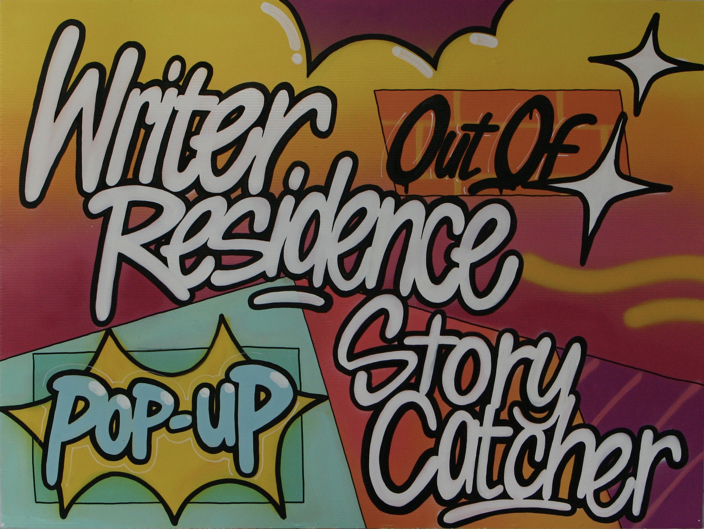 Behind the scenes with the Pop-Up Story Catcher & Writer – Out Of – Residence